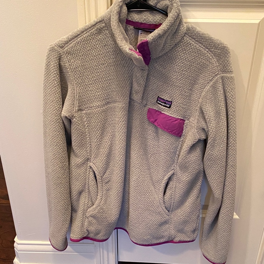 Patagonia Gray and Pink Women's Jacket
